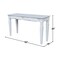 International Concepts Java Console Table with 2 Drawers OT28-60S2 - alternate 7